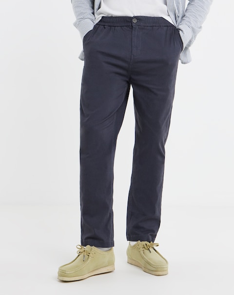 Elasticated Waist Straight Fit Chino