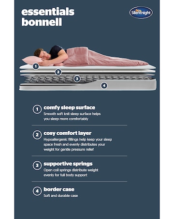 Silentnight Essentials Bonnell Mattress