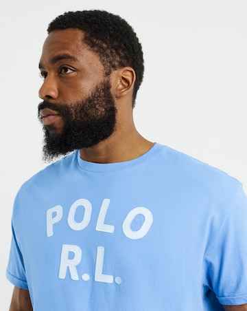 Polo Ralph Lauren Shirt Sleeve Logo T-Shirt - Blue