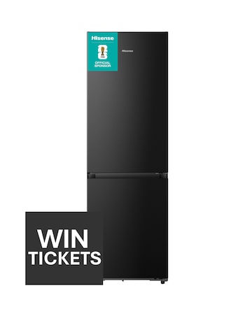 Hisense KitchenFit RB5K330GSFC Smart 60/40 Fridge Freezer - Black