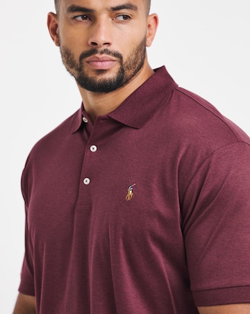 Polo Ralph Lauren Short Sleeve Soft Cotton Polo - Wine Heather