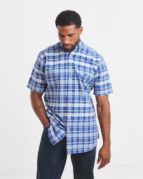 Polo Ralph Lauren Short Sleeve Check Shirt - Blue Multi