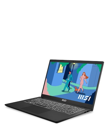MSI Modern 15.6in Laptop - AMD Ryzen7 8GB 512GB - Black
