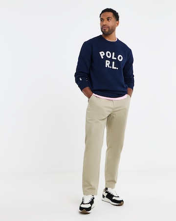 Polo Ralph Lauren Logo Crew Neck Sweatshirt - Navy