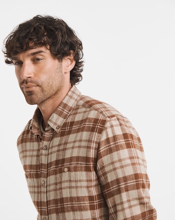 Long Sleeve Check Flannel Shirt