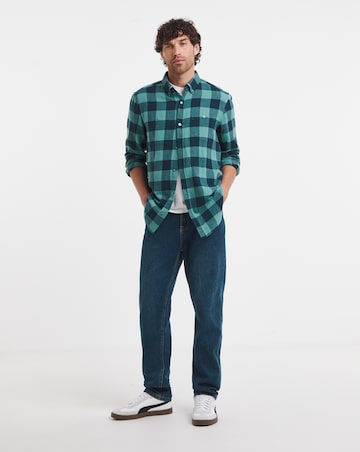 Long Sleeve Check Flannel Shirt