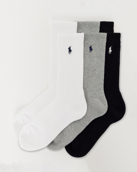 Polo Ralph Lauren 6 Pack Sports Socks - Multi