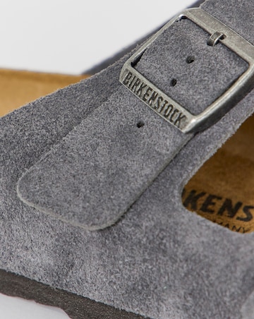 Birkenstock Classic Suede Arizona Sandals - Charcoal