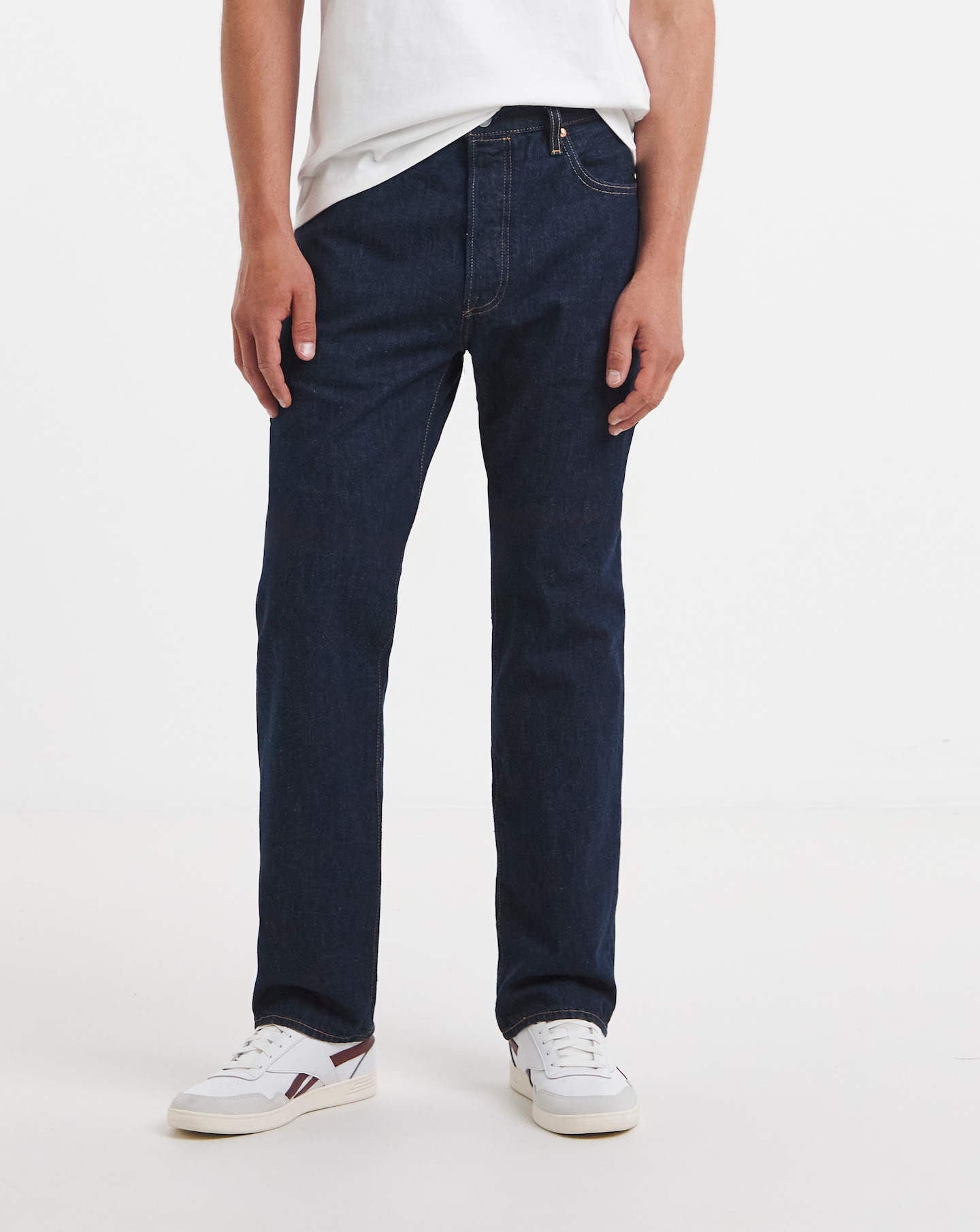 Levi's 501 Original Straight Fit Jean - Dark Indigo | Jacamo