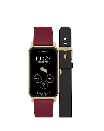 Radley Series 21 Dual Strap Smart Watch - Red/Black Silicone