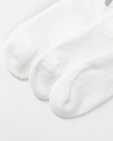 BOSS 3 Pack Rib Sport Socks - White