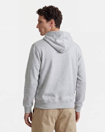 Full Zip Hoodie- Grey Marl