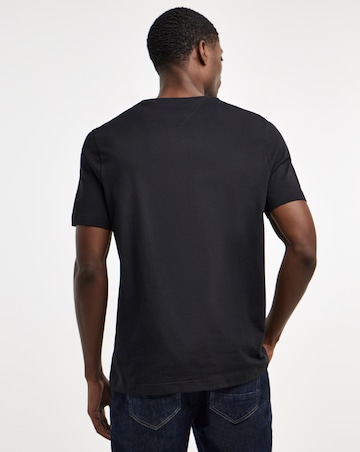 Tommy Hilfiger Short Sleeve Script Stack T-Shirt - Black