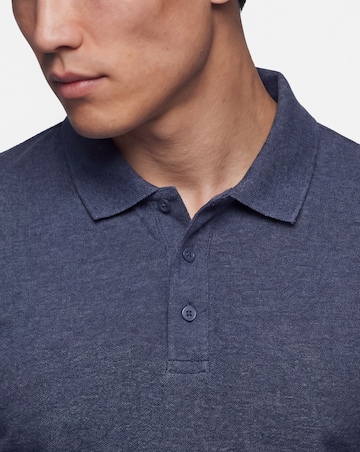 Marl Pique Polo Long