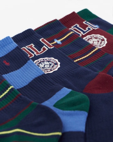 Polo Ralph Lauren 6 Pack Stripe Socks - Multi