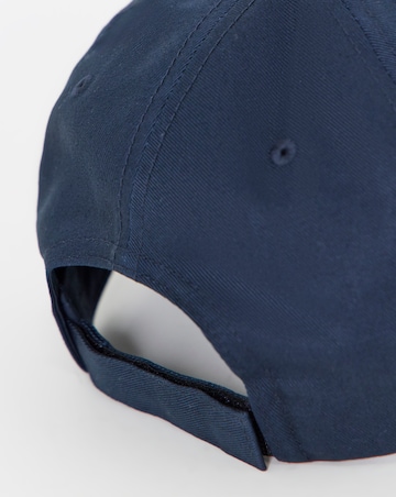 BOSS Graphic Logo Cotton Twill Cap - Navy