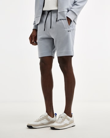 BOSS Contrast Jersey Short - Dark Grey