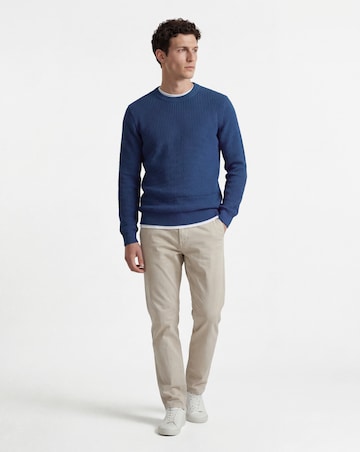 Textured Crew Neck Jumper