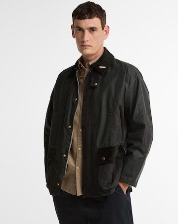 Barbour Icons Patch Bedale Wax Jacket - Sage