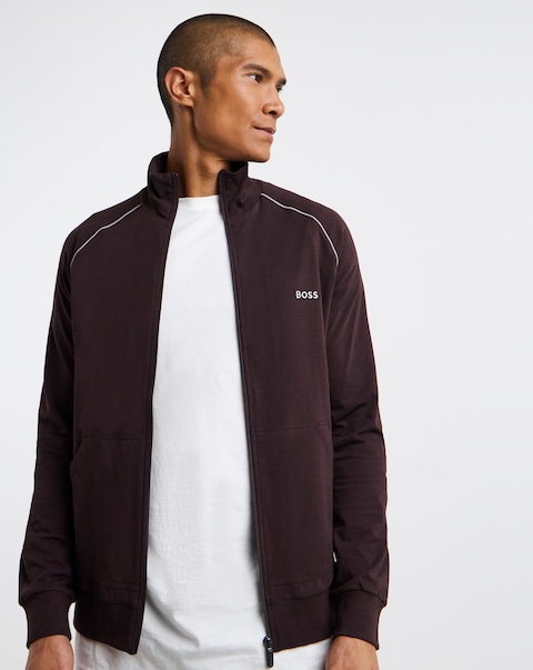 BOSS Mix & Match Lounge Jacket - Dark Brown