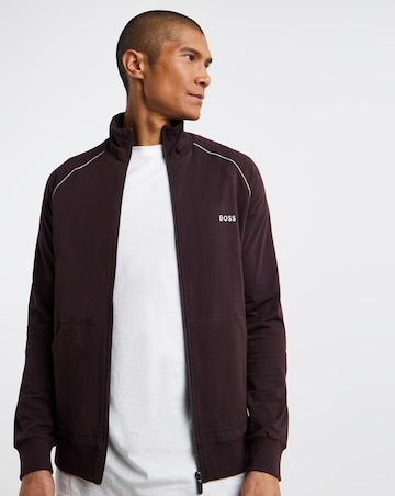 BOSS Mix & Match Lounge Jacket - Dark Brown
