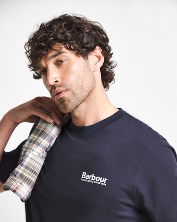 Barbour Moonwell Short Sleeve Graphic Relaxed T-Shirt - Navy