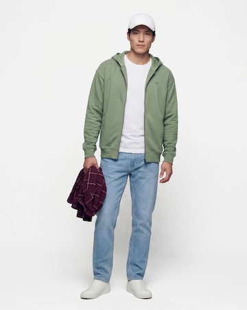 Union Full Zip Hoodie-Khaki