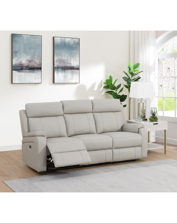 Prescott Leather Power Recliner 3 Seater Sofa