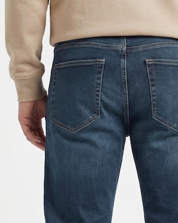 Union Straight Fit Stretch Jeans Darkwash