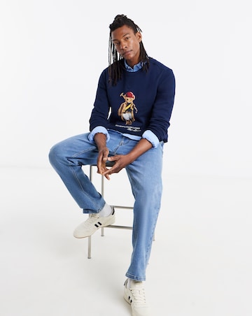 Polo Ralph Lauren Bear Crew Neck Sweatshirt - Navy