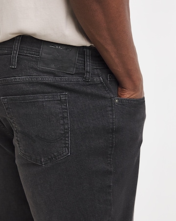 Jack & Jones Loose Tapered Fit Mike Jeans in Washed Black