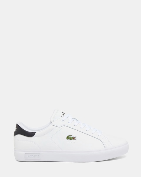 Lacoste Powercourt Trainers - White/Black