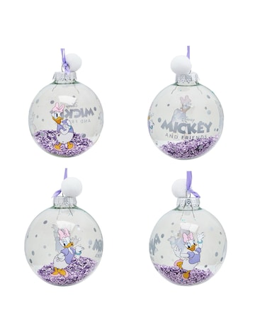 Disney Set of 7 Baubles - Mickey & Friends