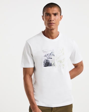 BOSS Short Sleeve Graphic T-Shirt - White