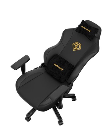 Anda seaT Phantom 3 Premium Large Gaming Chair - Black (Golden logo)