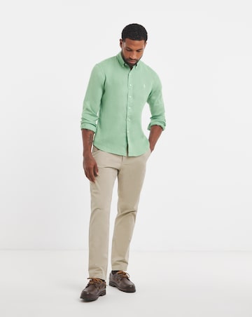 Polo Ralph Lauren Long Sleeve Linen Shirt - Faded Mint