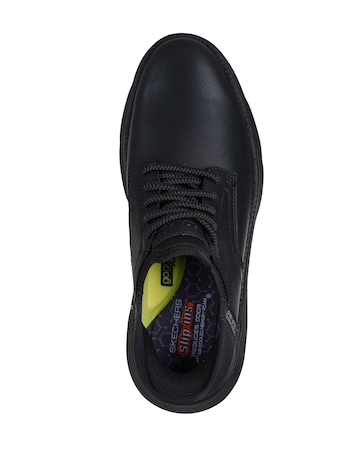 Skechers Slip-Ins Garza Gervin Shoe Wide Fit - Black