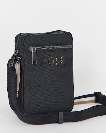 BOSS Catch Logo Cross Body Bag - Black