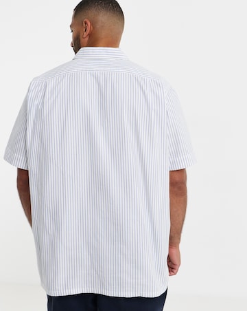 Polo Ralph Lauren Short Sleeve Lightweight Oxford Shirt - White/Blue