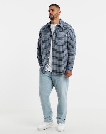 Jack & Jones Frederiksberg Flannel Long Sleeve Shirt - Blue