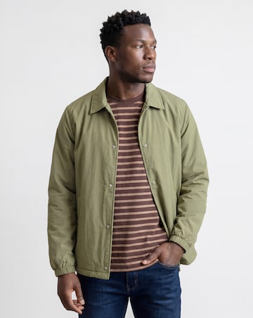 Khaki Shower Resistant Lightweight Padded Jacket