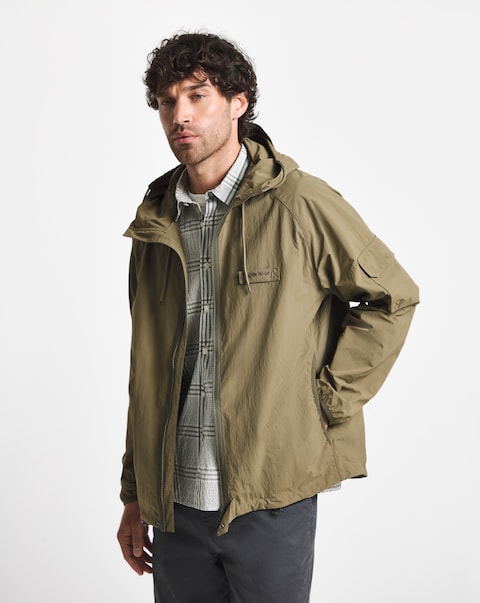 Barbour Re-Engineered Flyweight Showerproof Jacket - Clay
