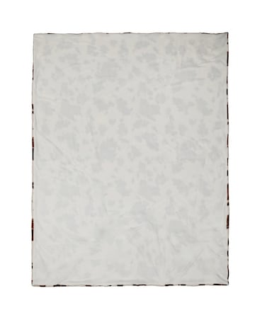 Fusion Cow Print Faux Fur Bedspread