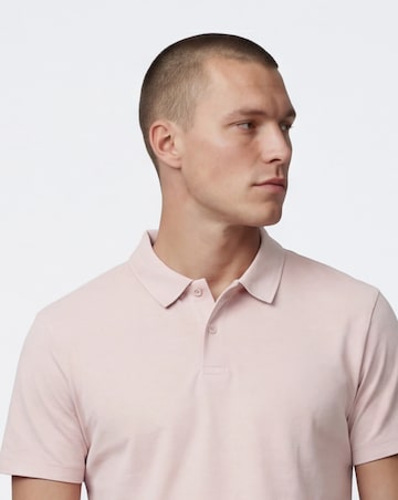 Marl Jersey Polo Shirt Long