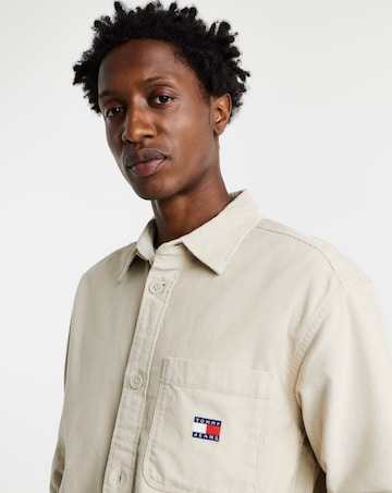 Tommy Jeans Cord Overshirt - Beige