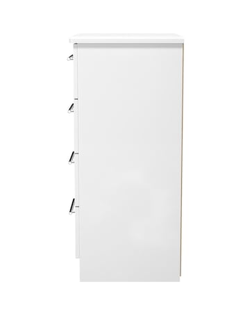 Osprey Ready Assembled 4 Drawer Midi Chest - Kids