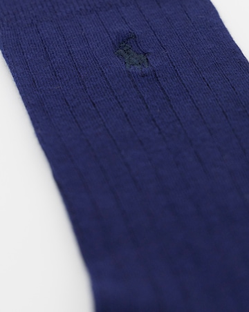 Polo Ralph Lauren 3 Pack Soft Touch Ribbed Socks - Navy