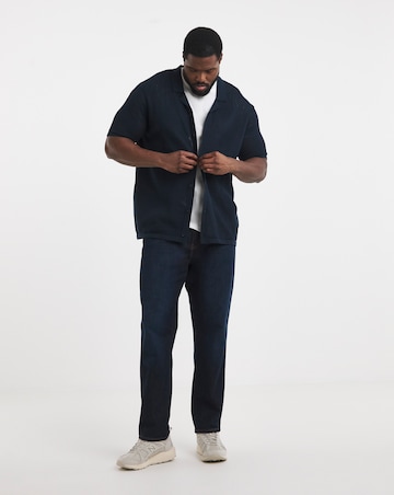 Knitted Revere Collar Shirt