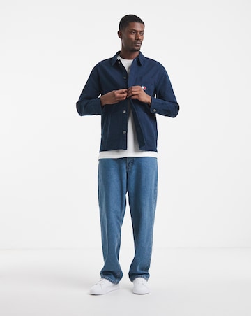 Tommy Jeans Essential Overshirt - Navy