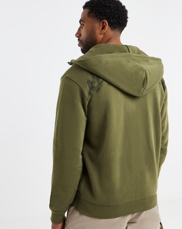 Napapijri Yourte Full Zip Hoodie - Olive